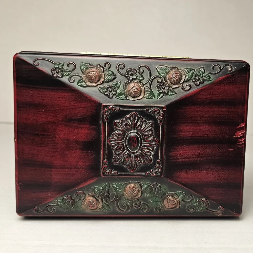 🌹🌹⭐️ Rose Decor Jewelry Box ⭐️🌹🥀